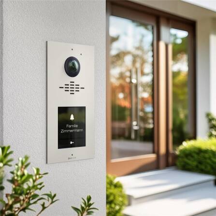 Metzler VDM10 2.0 modulare Video-Türsprechanlage |  Ein- und Mehrfamilien | RAL 9016 Verkehrsweiß | Horizon