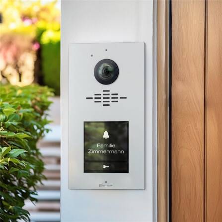 Metzler VDM10 2.0 modulare Video-Türsprechanlage |  Ein- und Mehrfamilien | RAL 9016 Verkehrsweiß | Horizon