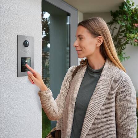 Metzler VDM10 2.0 Interphone Vidéo modulaire | Immeubles Individuels et Collectifs | RAL 9007 Aluminium Gris | Horizon