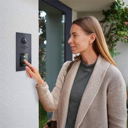 Metzler VDM10 2.0 modulare Video-Türsprechanlage |  Ein- und Mehrfamilien | DB 703 Eisenglimmer | Horizon