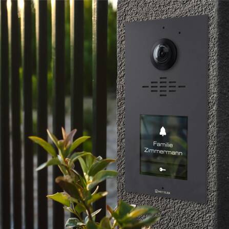 Metzler VDM10 2.0 modulare Video-Türsprechanlage |  Ein- und Mehrfamilien | DB 703 Eisenglimmer | Horizon