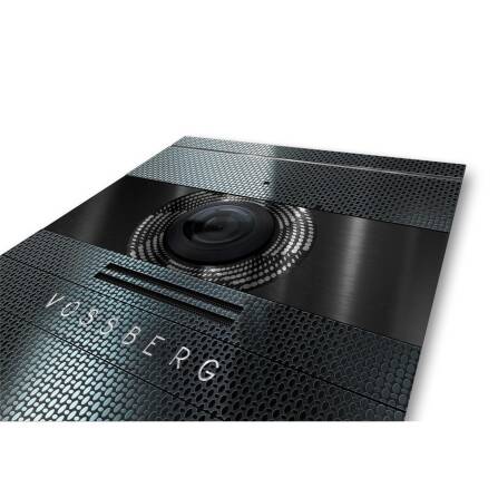 Metzler VDM10 2.0 Video-Türsprechanlage | 1 Klingeltaster | Linen Tex Black | Colson