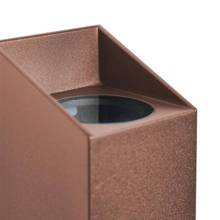 Wandleuchte | Nico Square 22  | Rost