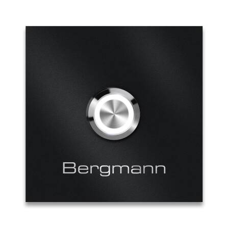 Metzler Türklingel mit Gravur + LED-Taster | RAL...