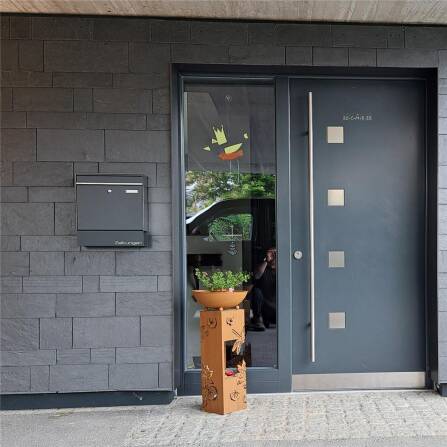 Metzler Briefkasten mit Zeitungsfach | RAL7016 Anthrazitgrau | BK212-RE-ZF