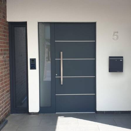 Metzler Briefkasten mit Zeitungsfach | RAL7016 Anthrazitgrau | BK212-RE-ZF