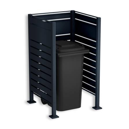 Metzler Schermo per Cassonetto | per un cassonetto | resistente e massiccio | RAL 7016 Grigio antracite