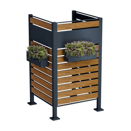 Metzler Sichtschutz Mülltonnenzaun | für eine...