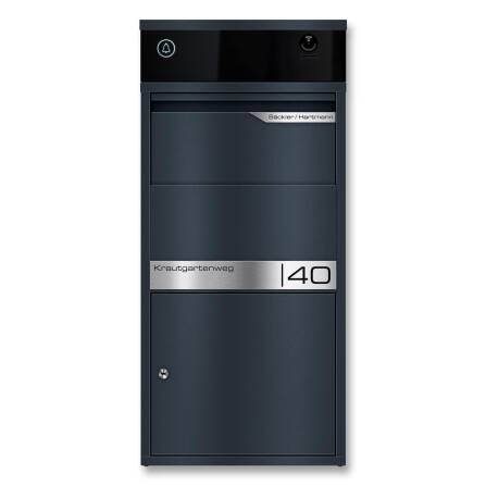 Metzler Video-Türsprechanlage mit Paketbox |...