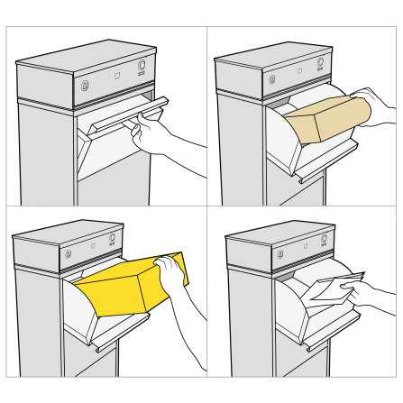 Metzler Video-Türsprechanlage mit Paketbox | Anthrazit RAL 7016 | personalisiert mit Gravur | Edelstahl-Namensschild