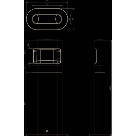 LED-Pollerleuchte | theLeda D B