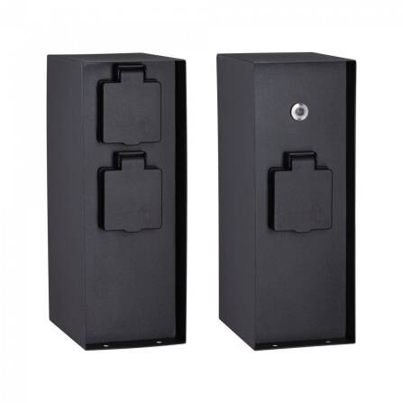 Steckdosensäule Rio | Anthrazit