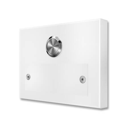 Metzler Klingel Verkehrsweiß Aufputz Gravur optional | Kasa