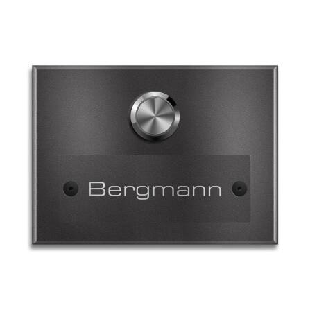 Metzler Sonnette mica de fer saillie Gravure optionnelle | Kasa