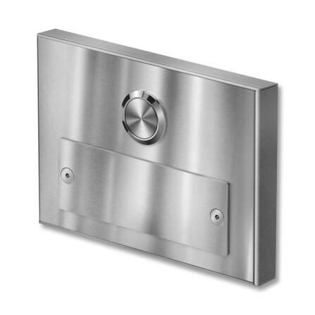 Metzler Campanello in Acciaio Inox Montaggio Esterno Incisione opzionale | Kasa