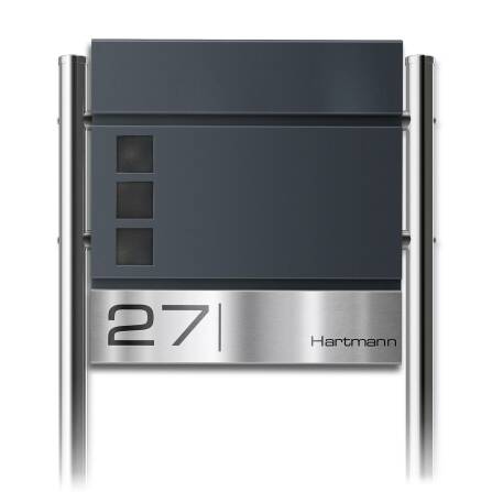 Metzler Standbriefkasten Sichtfenster | Oltmann