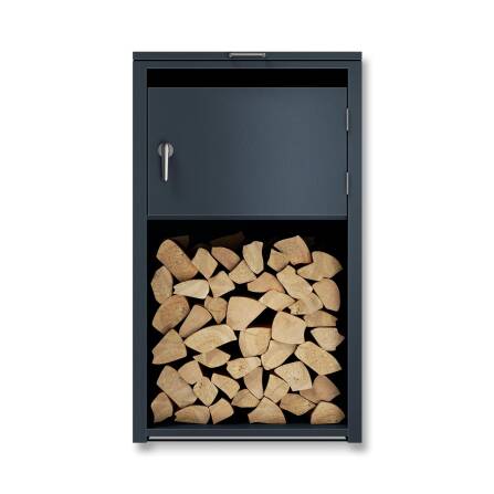 Metzler Brennholzregal | Einzelbox | massiv &...