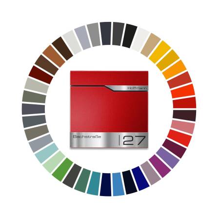 Metzler Briefkasten aus hochwertigem Stahl | RAL Farbe...