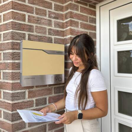 Metzler Boîte aux Lettres en Acier de haute Qualité | Couleur de votre Choix | Siebert