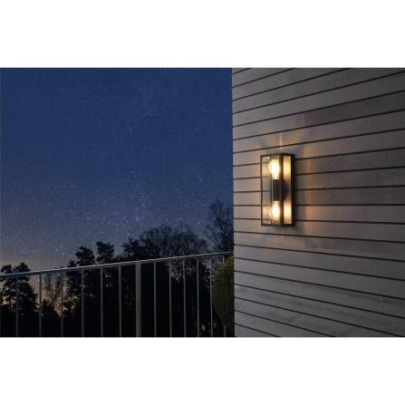 Wandleuchte | Alamonte | Schwarz