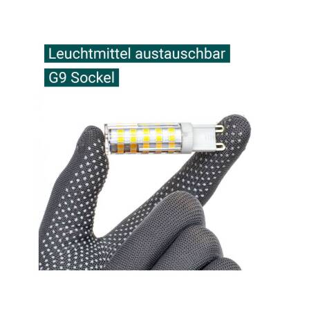 Up-Down-Light Cube | Wandleuchte 9 W | Anthrazit RAL 7016...