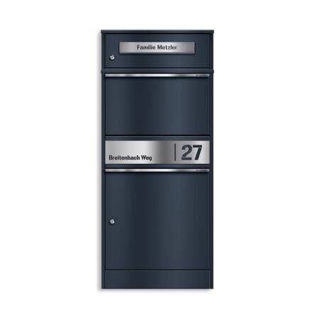 Metzler Paketbox mit Briefkasten | personalisiert mit...
