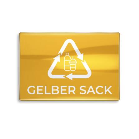 Selbstklebende Beschriftung für Mülltonnenboxen 5er-Set zur Mülltonnenkennzeichnung