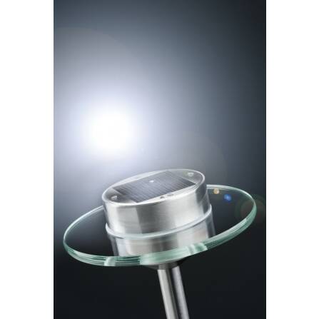 Solar LED Wegeleuchte | Ufo | Edelstahl