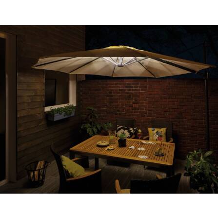 Illuminazione Ombrellone | Parasol | Nero