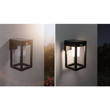 LED Wandleuchte | Marisol | Schwarz | Bewegungsmelder