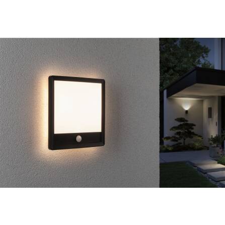 LED Wandleuchte | Lamina | Schwarz | Bewegungsmelder