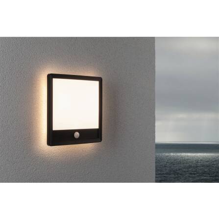 LED Wandleuchte | Lamina | Schwarz | Bewegungsmelder