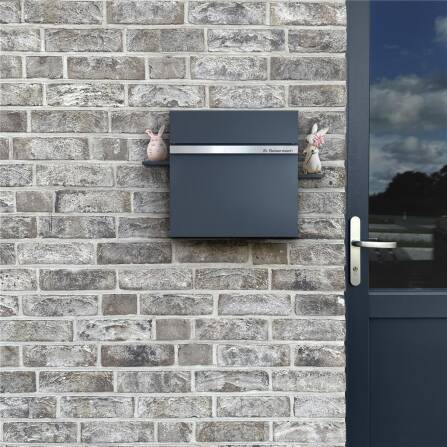 Cassetta delle lettere Metzler verniciata a polvere | Incisione laser | Stelio