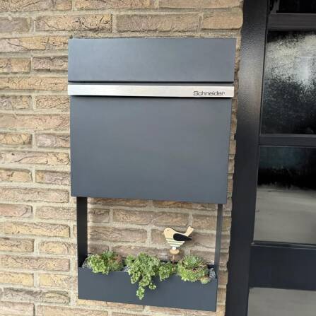 Cassetta delle lettere Metzler verniciata a polvere | Incisione laser | Stelio