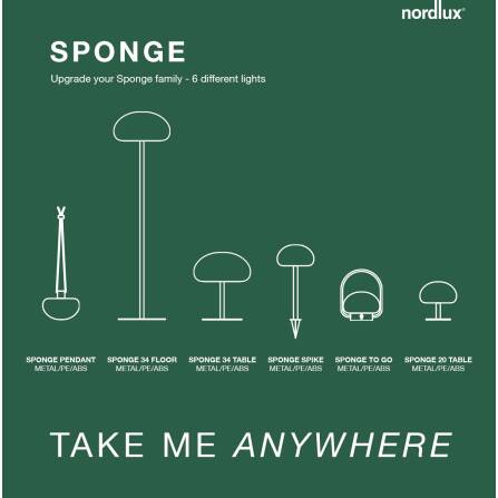 Akkuleuchte | Sponge 34 | Weiss