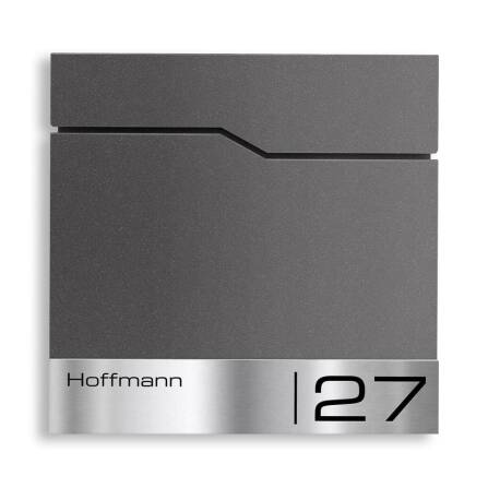 Metzler Briefkasten mit Edelstahl-Namensschild | DB 703...