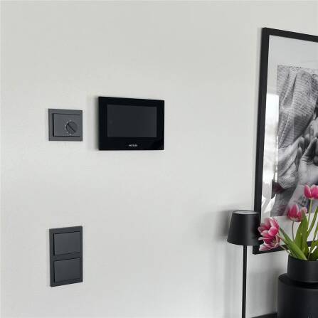 Metzler Intercom Innenstation Home, 7 Zoll Touchscreen, 2-Draht, schwarz