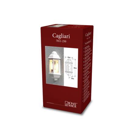 Wandleuchte | Cagliari | Weiß