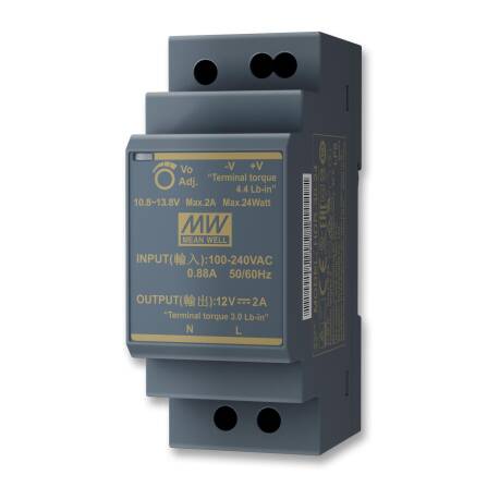 SDM10 Transformator für Hutschienenmontage 12VDC  24W