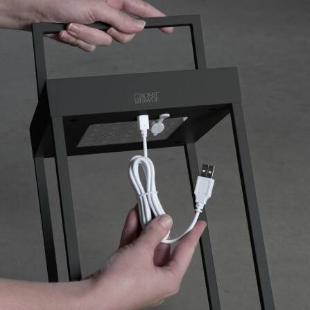 Wand- und Akkuleuchte | Portofino | Schwarz