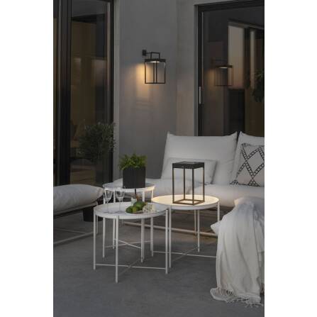 Wand- und Akkuleuchte | Portofino | Schwarz