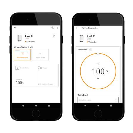 LED Außenleuchte | L 42 C | Anthrazit | Bluetooth