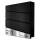 Metzler Design Cassetta delle Lettere con Supporto in Acciaio Inox | RAL 9005 Nero Profondo | Neumann