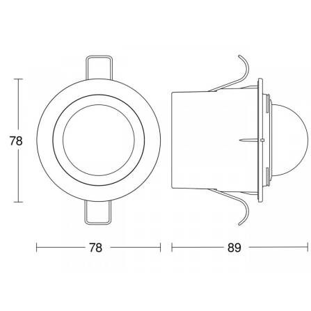 Bewegungsmelder | IS 360-1 DE | Weiß
