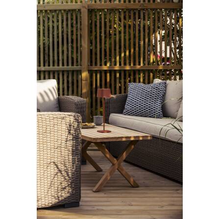 Akkuleuchte | Capri | Braun