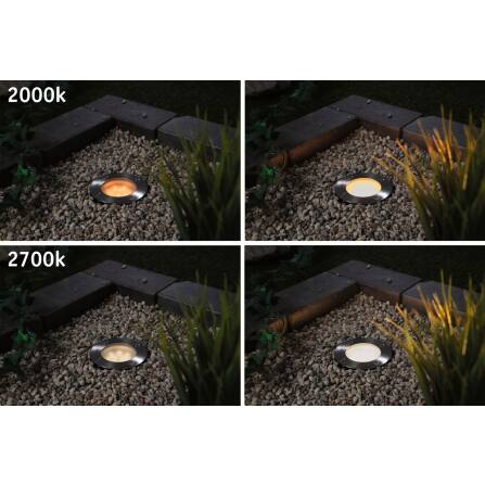 Plug & Shine | LED Bodeneinbauleuchte | Goldlicht