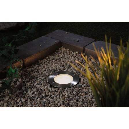 Plug & Shine | LED Bodeneinbauleuchte | Goldlicht