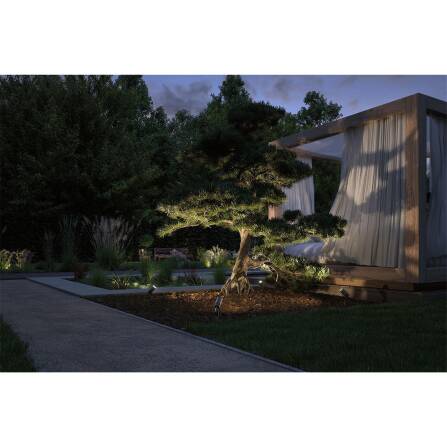 Plug & Shine | LED Gartenstrahler | Radix Einzelspot