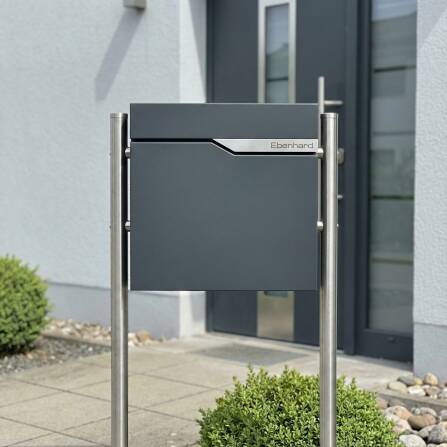 Metzler Standbriefkasten | Namensschild austauschbar | Ebenhard