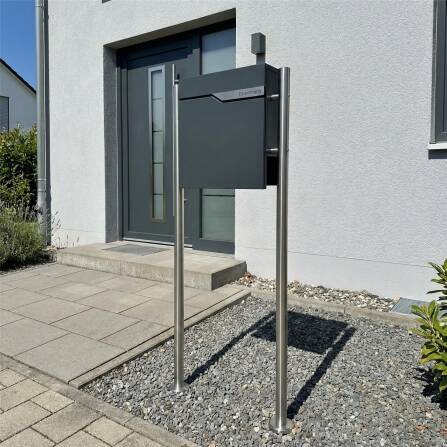 Metzler Standbriefkasten | Namensschild austauschbar | Ebenhard